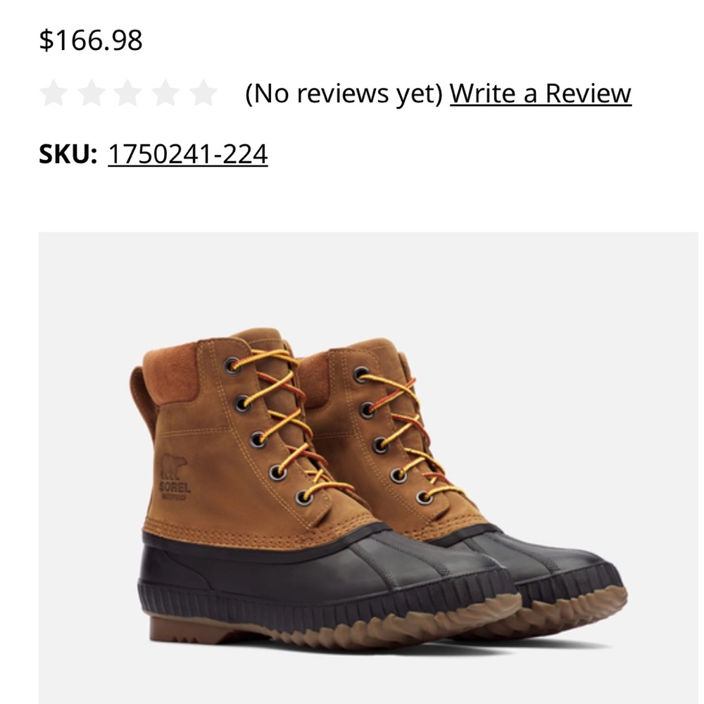 Sorel Cheyanne Duck Boots Sz 37